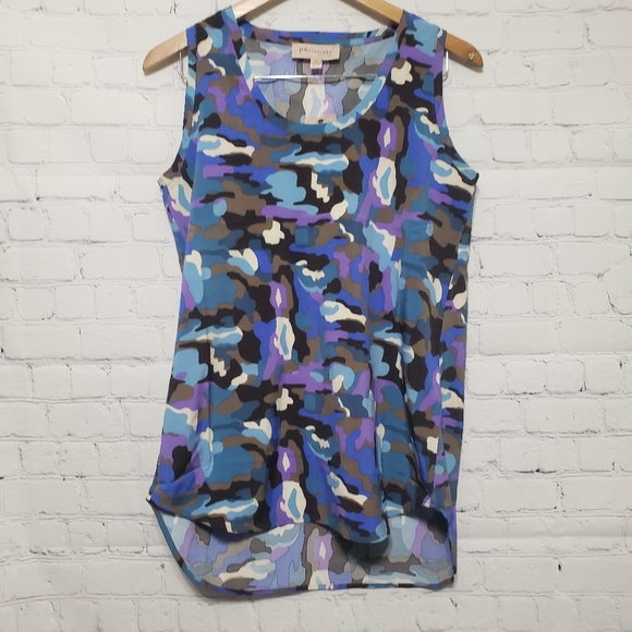 Philosophy Sz Small NWT Hi-Lo Tank Blue … - Picture 3 of 11